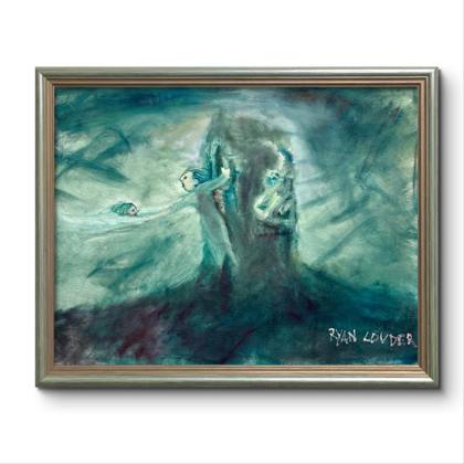 Tornado, painting by Ryan Louder