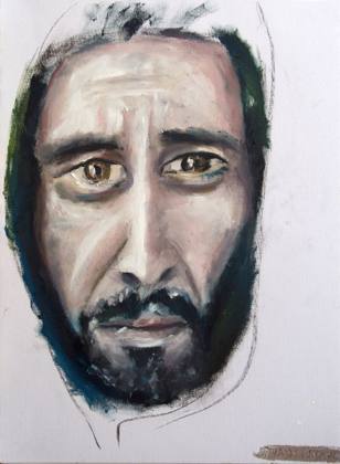 Try To Remember 16.7 x 11.5 oil on paper., painting by Ryan Louder