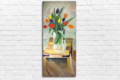 Tulips, painting by Ryan Louder