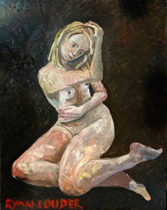Twisted, painting by Ryan Louder