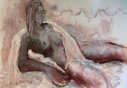 Under The Covers, painting by Ryan Louder