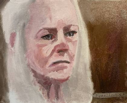 Walking Dead - Carol, painting by Ryan Louder