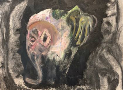 When Elephants Dream, painting by Ryan Louder