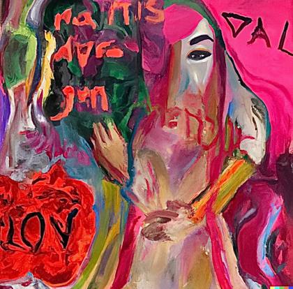 When Lov was a Four Letter Word, painting by Ryan Louder