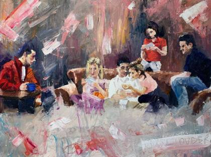 When We Were Friends, painting by Ryan Louder