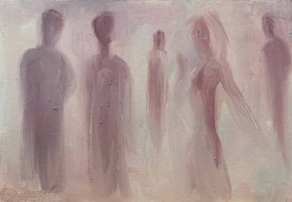 Where We Are, painting by Ryan Louder