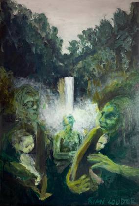 Whispers, painting by Ryan Louder