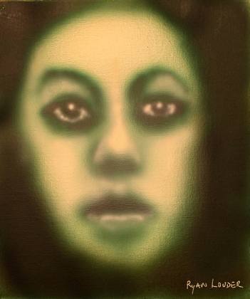 Wicked, painting by Ryan Louder