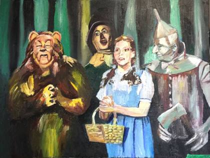 Wizard of Oz, painting by Ryan Louder