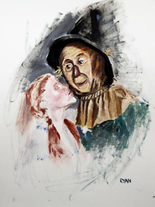 Wizard Of Oz - Missing Dorothy, painting by Ryan Louder