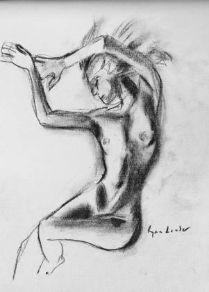 Woman Study - Female Form Study - Figure Picture - Figure Artwork, painting by Ryan Louder