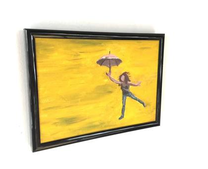 Yellow, painting by Ryan Louder