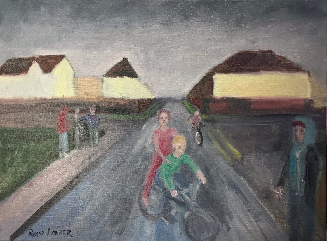 A painting titled 'In The Wonder Years by Ryan  Louder' by Ryan Louder