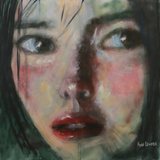 A painting titled 'Cautious' by London Paintings