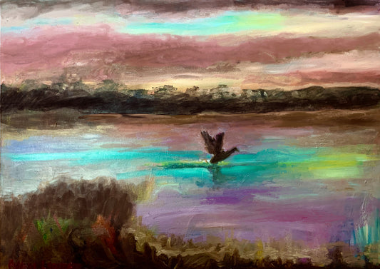 A painting titled 'At the End Of The Day' by London Paintings