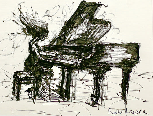 A painting titled 'Concerto' by London Paintings