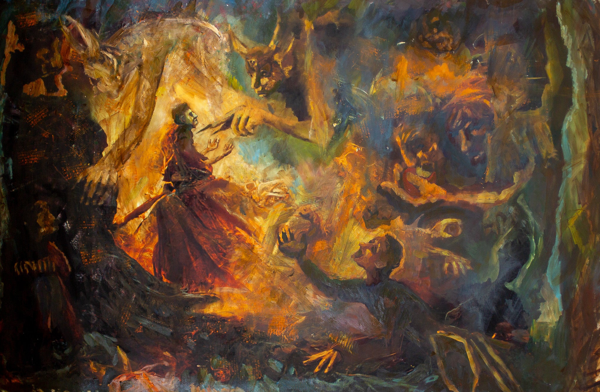 A painting titled 'The Negotiation' by London Paintings