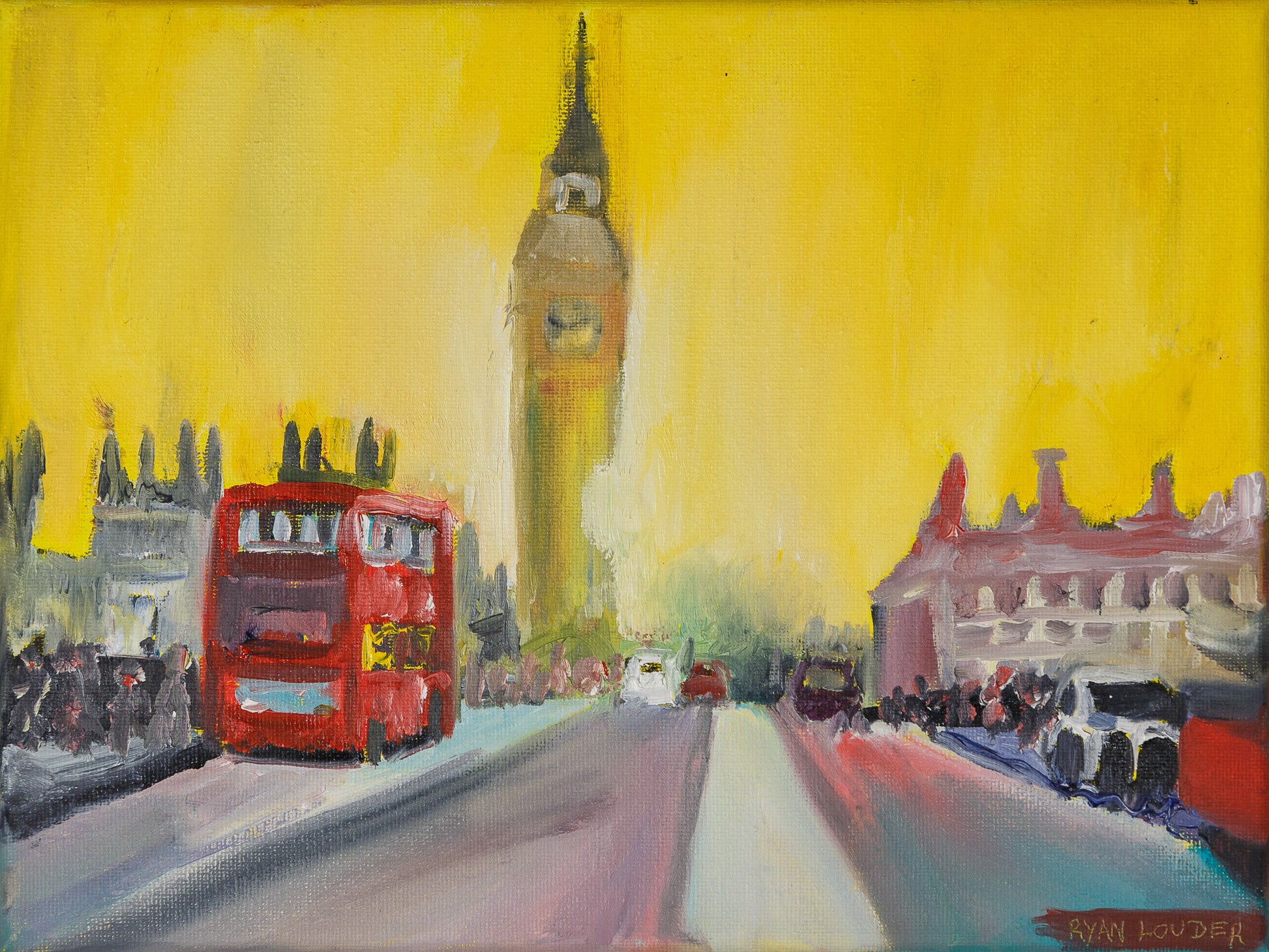 A painting titled 'A Happy Day' by London Paintings